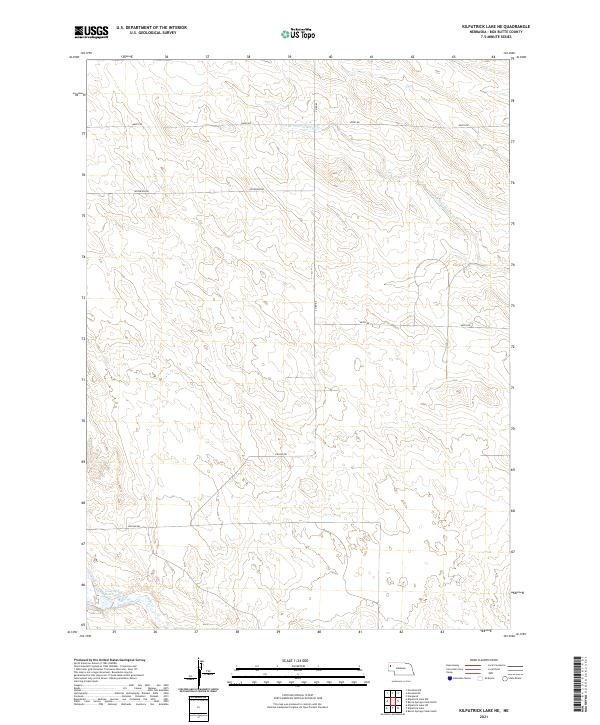 Kilpatrick Lake NE topographic map thumbnail
