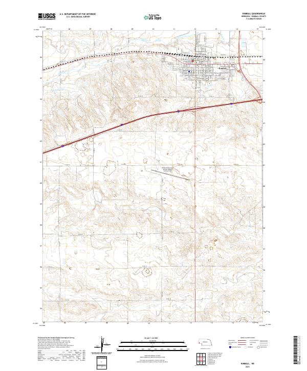 Kimball topographic map thumbnail