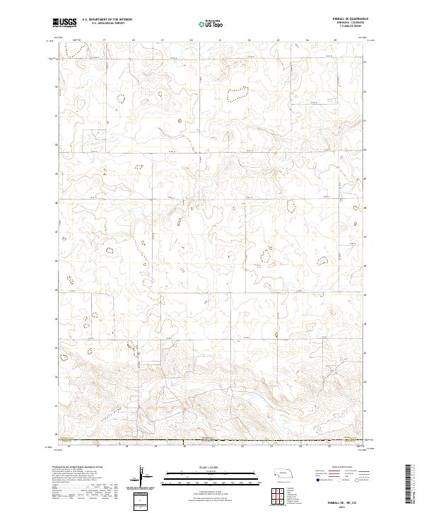 Kimball SE topographic map thumbnail