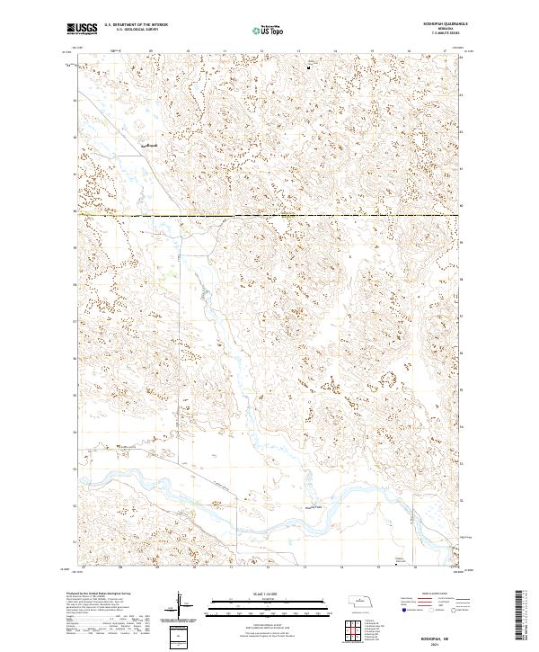 Koshopah topographic map thumbnail