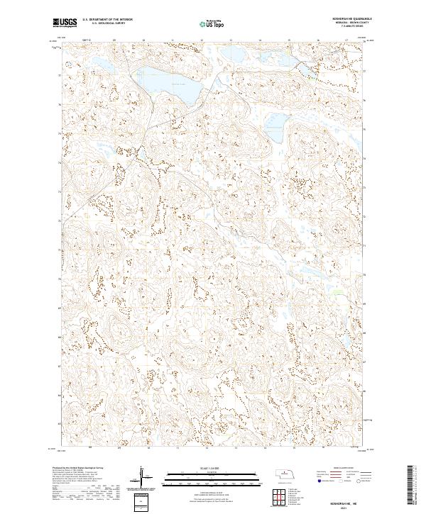 Koshopah NE topographic map thumbnail