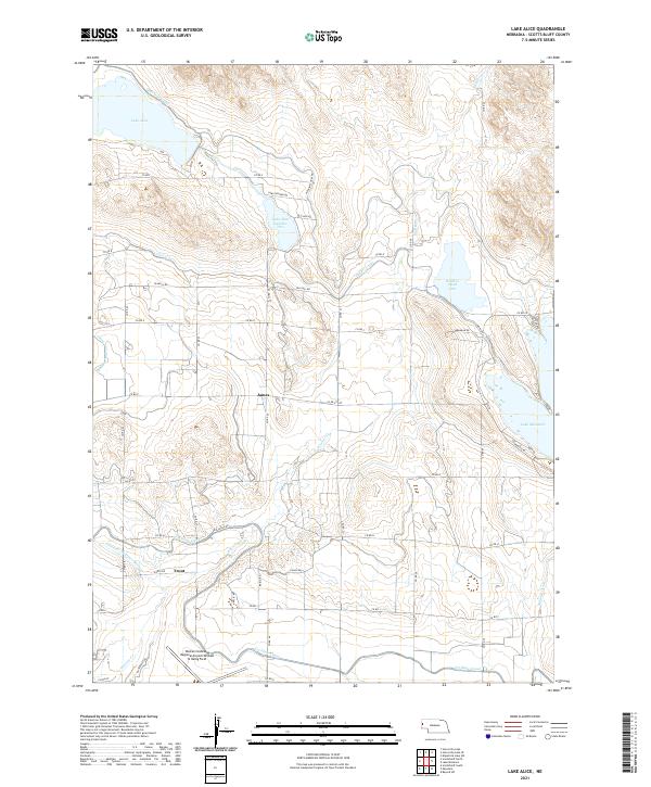Lake Alice topographic map thumbnail