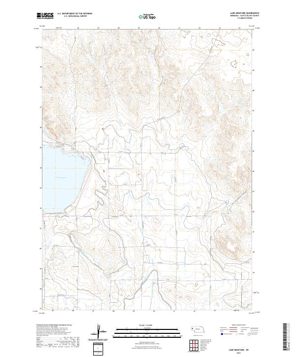 Lake Minatare topographic map thumbnail
