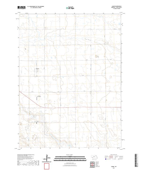 Lamar topographic map thumbnail