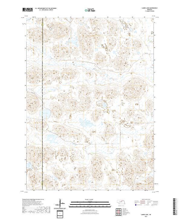 Lambs Lake topographic map thumbnail