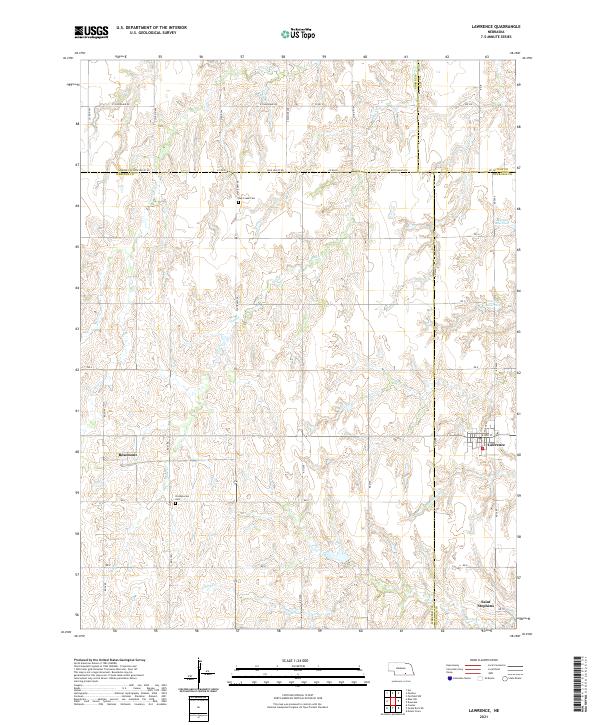 Lawrence topographic map thumbnail