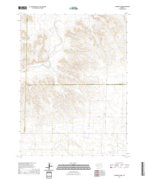 Lawrence Fork topographic map thumbnail