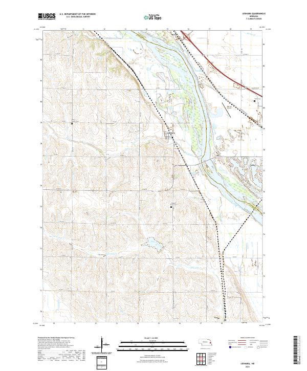 Leshara topographic map thumbnail