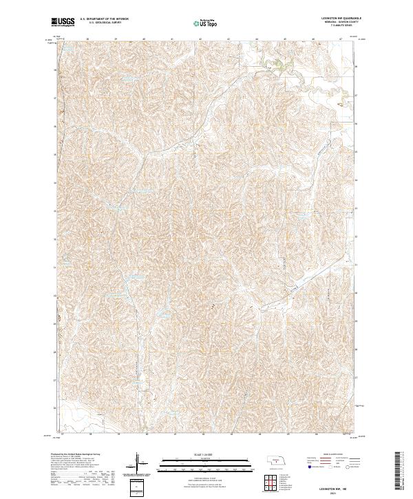 Lexington NW topographic map thumbnail