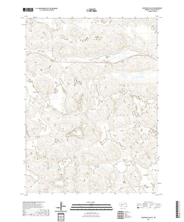 Lightning Valley topographic map thumbnail