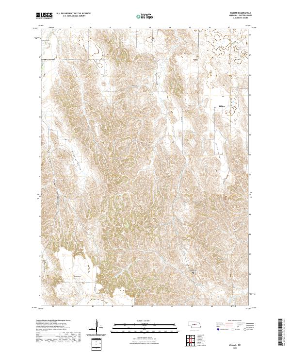 Lillian topographic map thumbnail