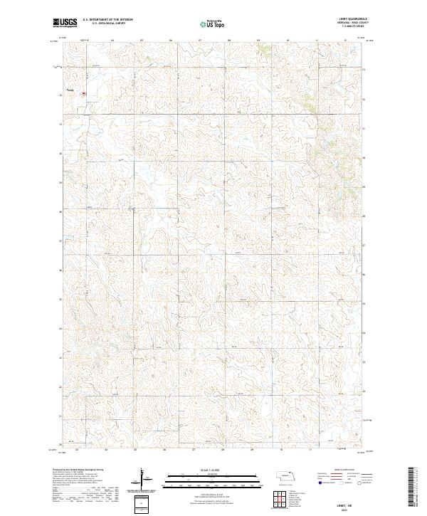 Lindy topographic map thumbnail