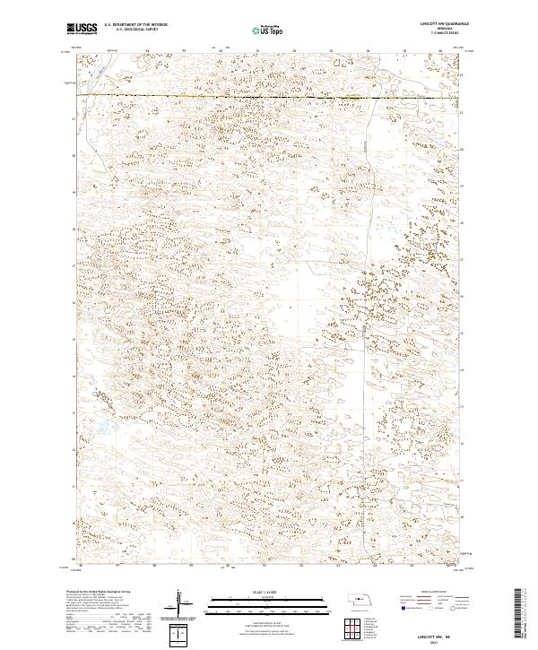 Linscott NW topographic map thumbnail