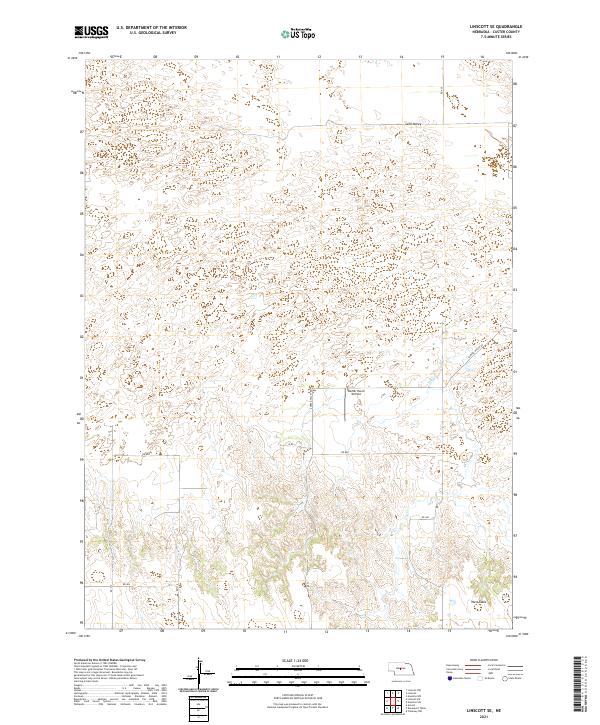 Linscott SE topographic map thumbnail
