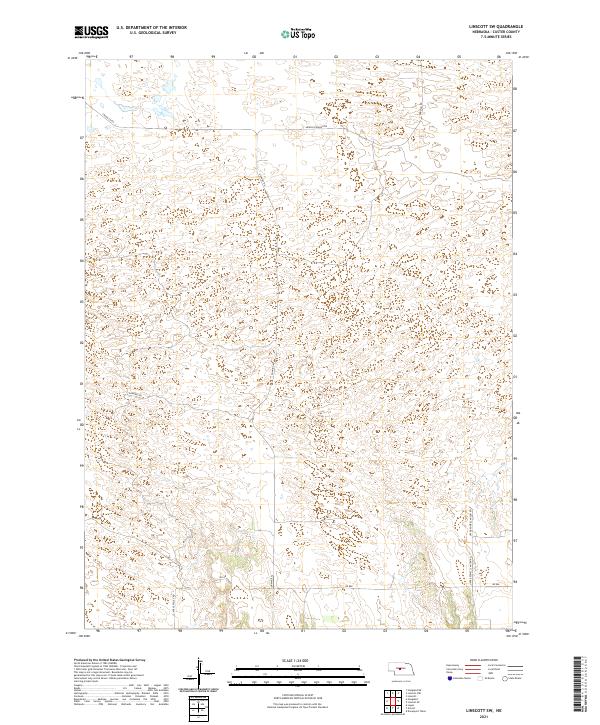 Linscott SW topographic map thumbnail
