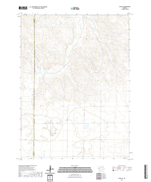 Lisco SE topographic map thumbnail