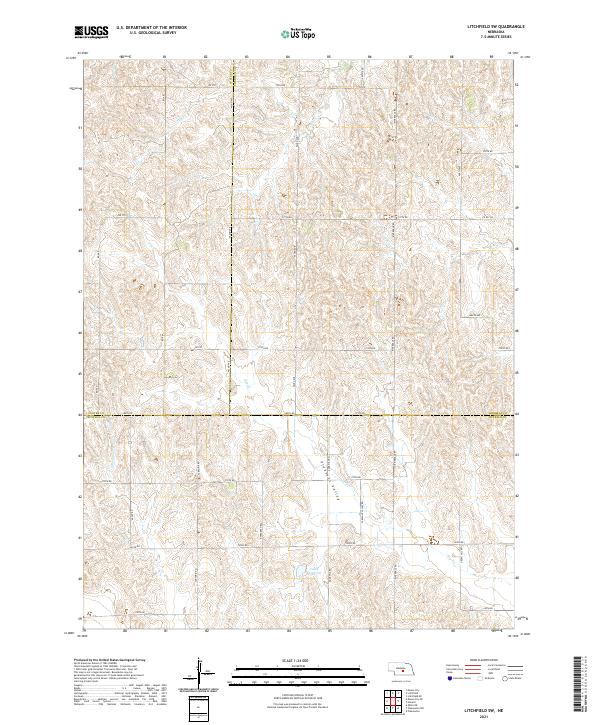 Litchfield SW topographic map thumbnail