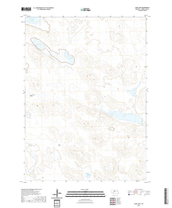Long Lake topographic map thumbnail