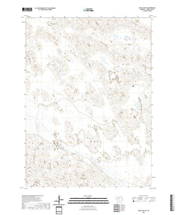 Long Lake SE topographic map thumbnail