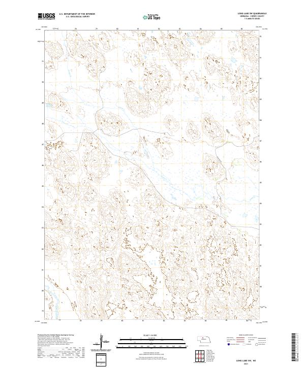 Long Lake SW topographic map thumbnail
