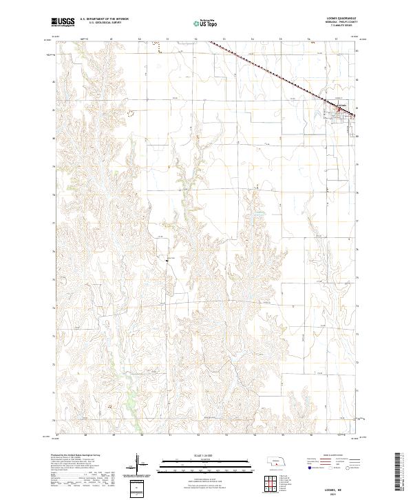 Loomis topographic map thumbnail