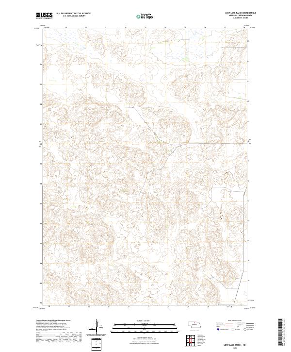Lost Lake Ranch topographic map thumbnail