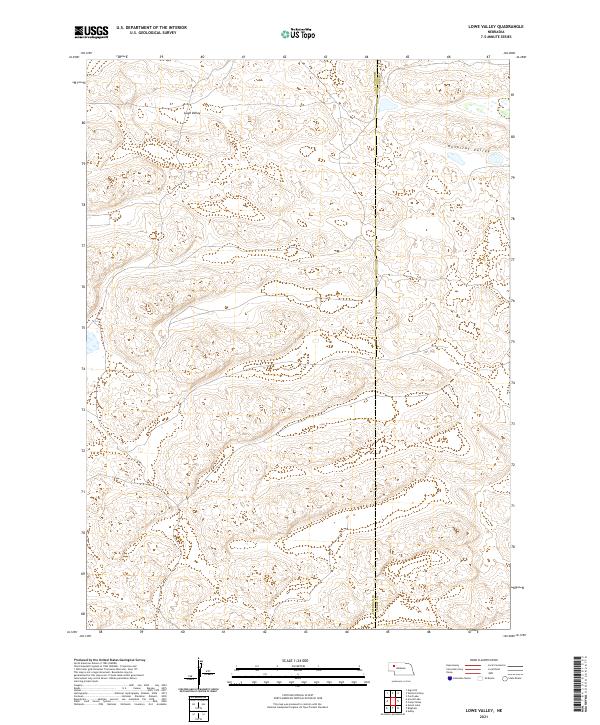 Lowe Valley topographic map thumbnail