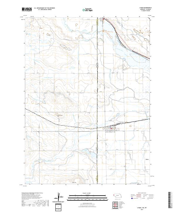 Lyman topographic map thumbnail