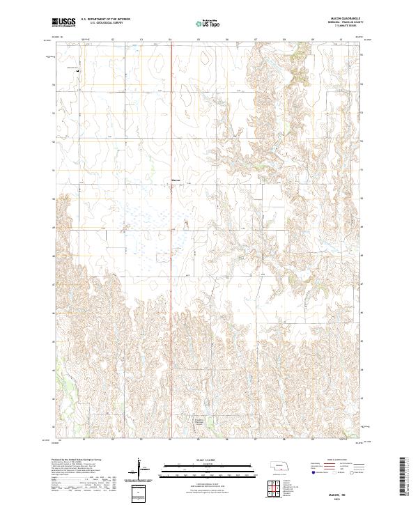 Macon topographic map thumbnail