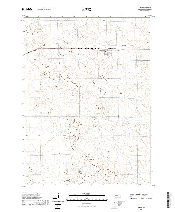 Madrid topographic map thumbnail