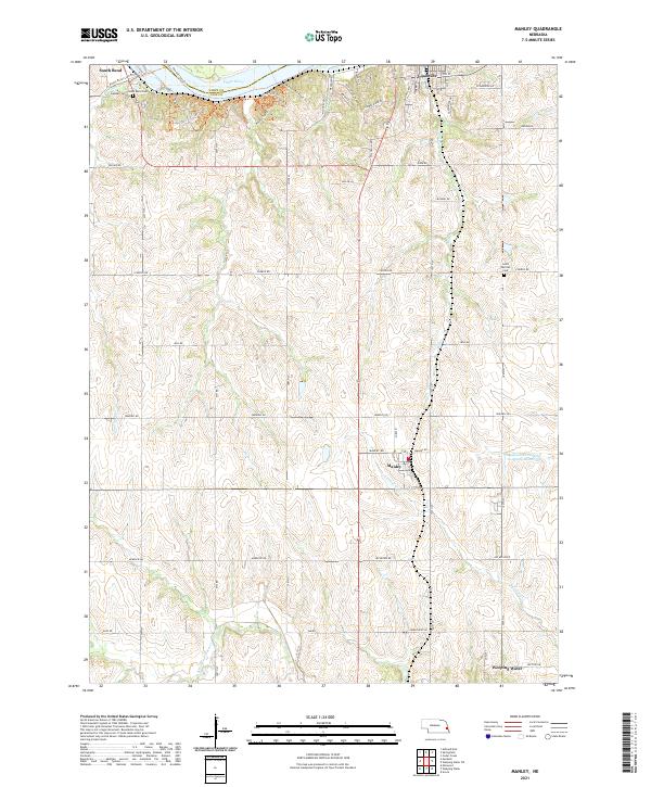 Manley topographic map thumbnail