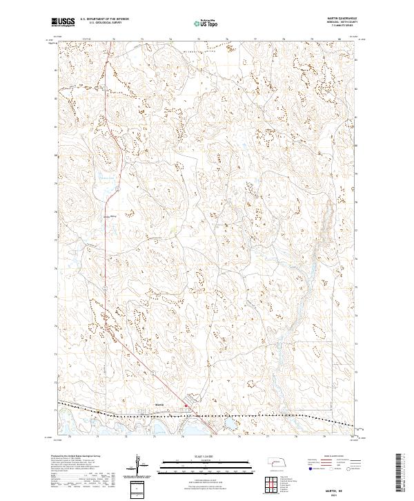 Martin topographic map thumbnail