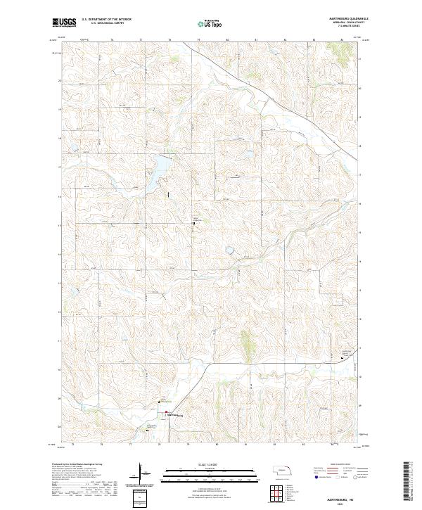 Martinsburg topographic map thumbnail