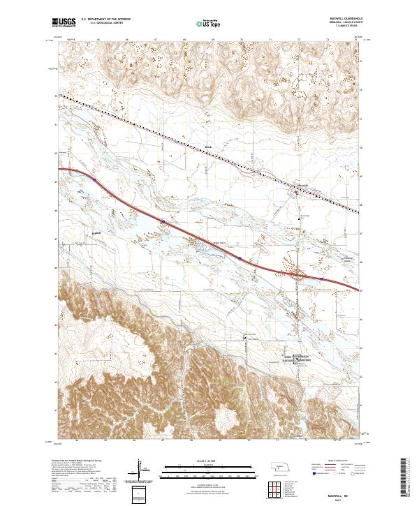 Maxwell topographic map thumbnail