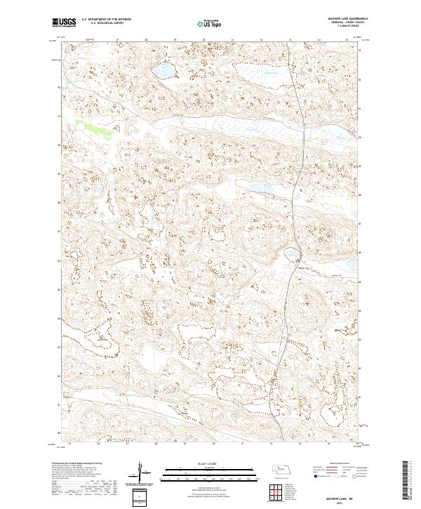 Mayhew Lake topographic map thumbnail