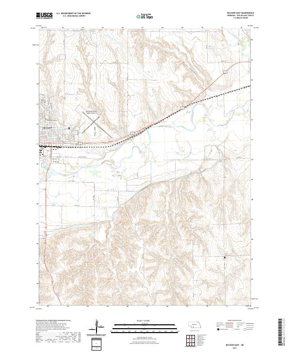 McCook East topographic map thumbnail