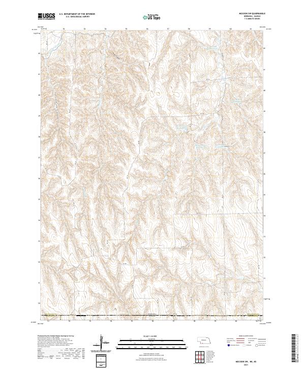McCook SW topographic map thumbnail