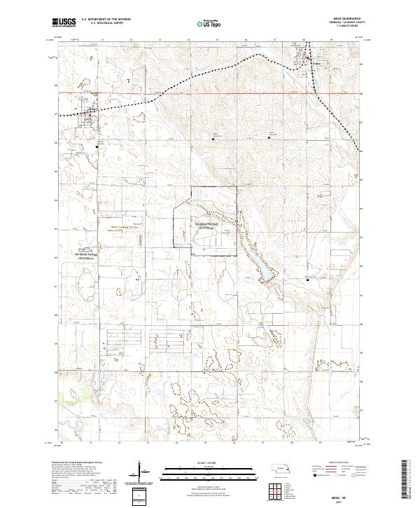 Mead topographic map thumbnail
