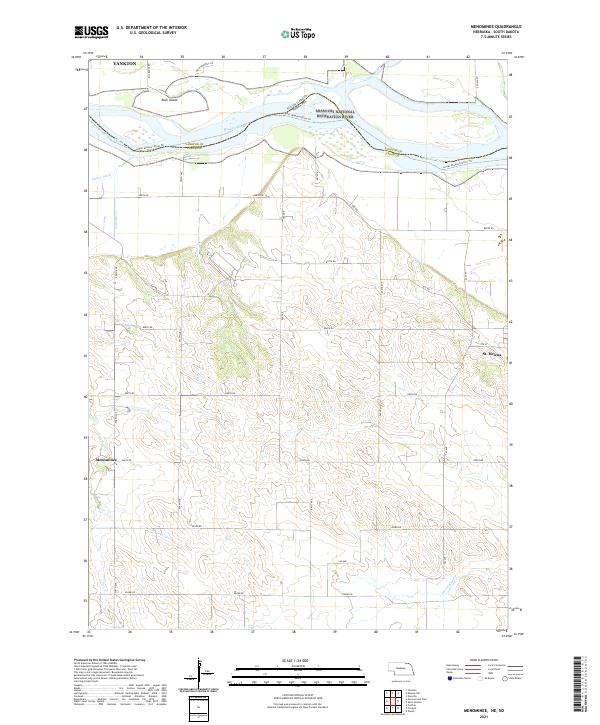 Menominee topographic map thumbnail