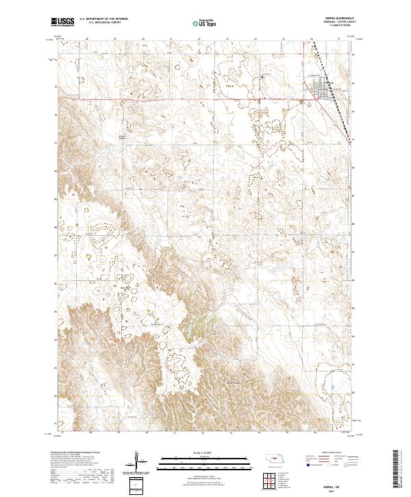 Merna topographic map thumbnail