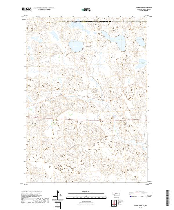 Merriman NE topographic map thumbnail