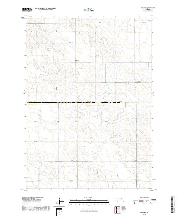 Midland topographic map thumbnail