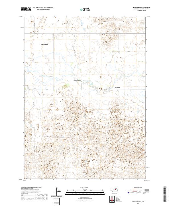 Mignery Ranch topographic map thumbnail