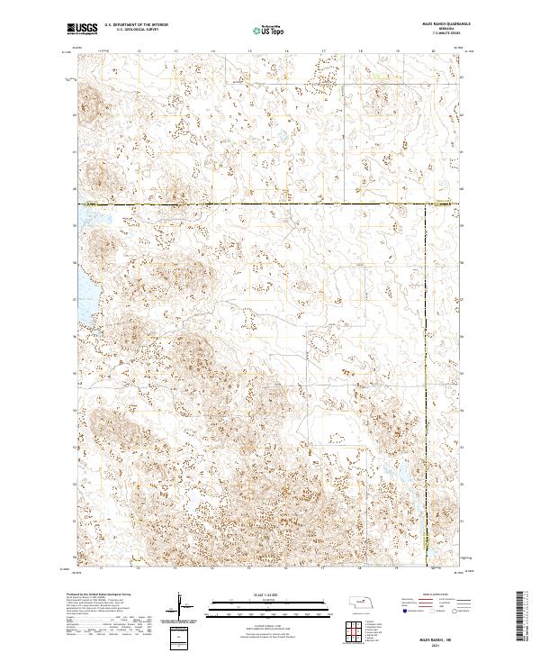 Miles Ranch topographic map thumbnail