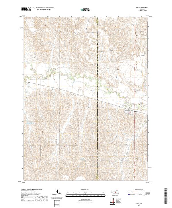 Miller topographic map thumbnail