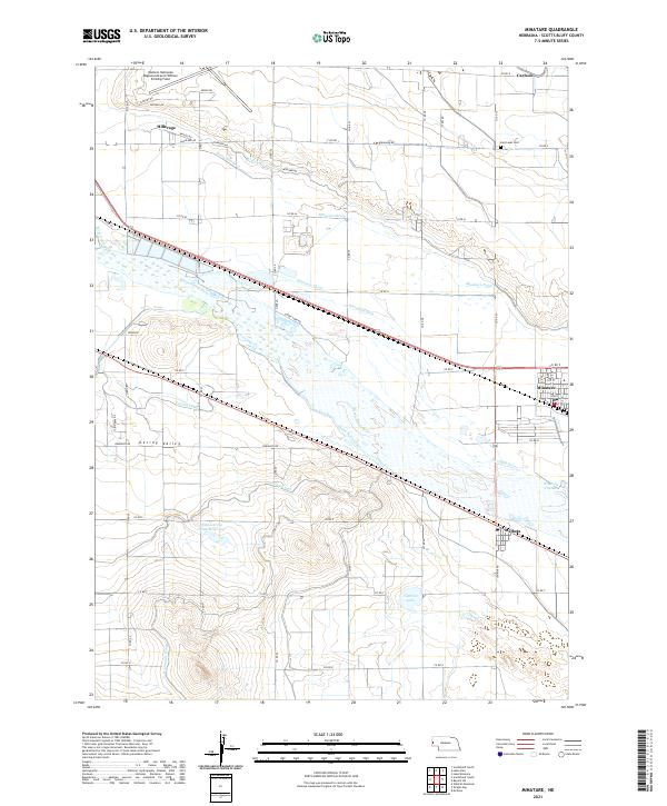 Minatare topographic map thumbnail