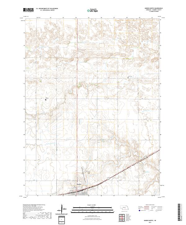Minden North topographic map thumbnail