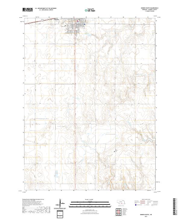 Minden South topographic map thumbnail