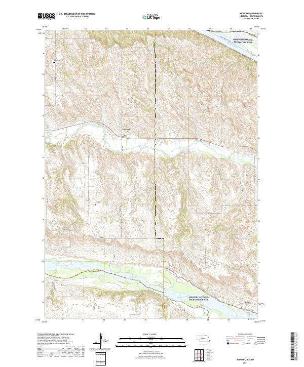 Monowi topographic map thumbnail