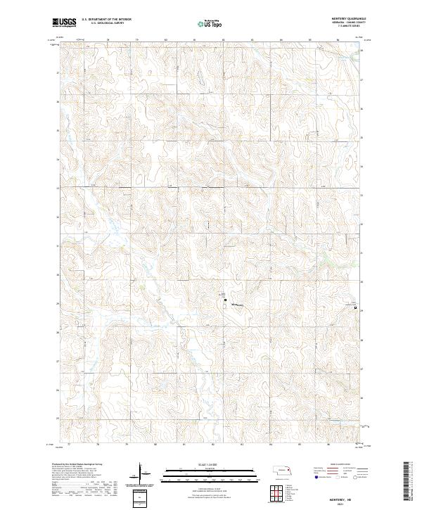 Monterey topographic map thumbnail